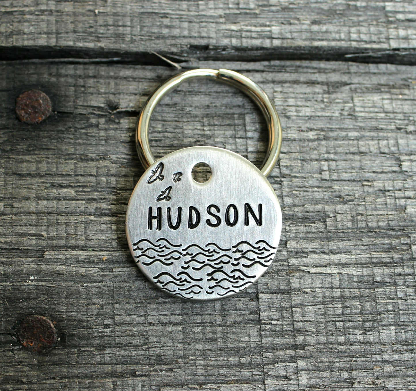 Personalized pet id tag - River