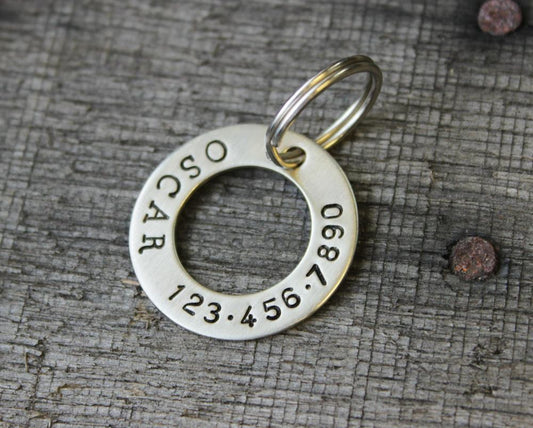 Personalized pet id tag - Washer