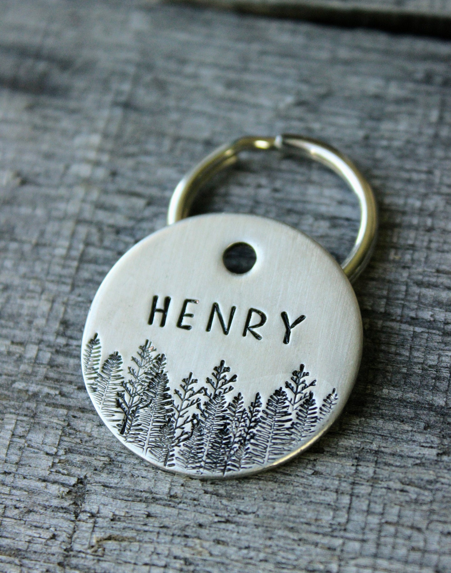 Personalized pet id tag - Forest